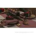 Oval Leather Table Mats Kitchen Dining Table Decor